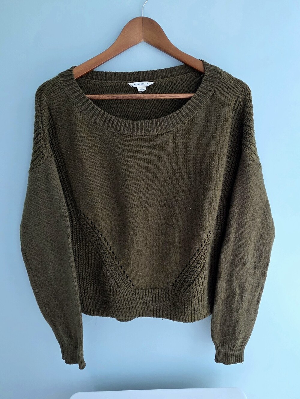 Olive Green Knit Sweater